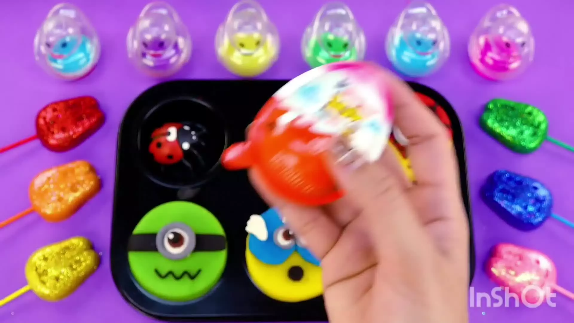 اسلایم و سرگرمی- اسباب بازی های کوکی بامزه و اسلایم