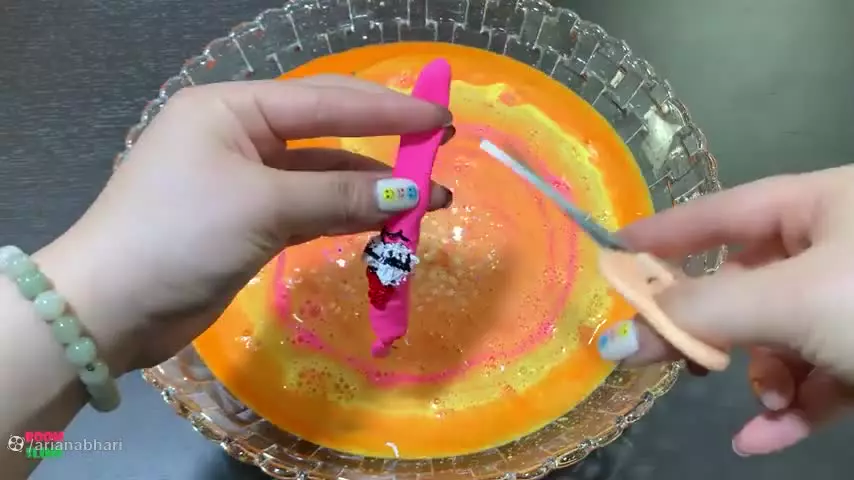 اسلایم بادکنکی بامزه - خمیر بازی - اسلایم شفاف رنگی - خمیر رنگی کودکانه 2024