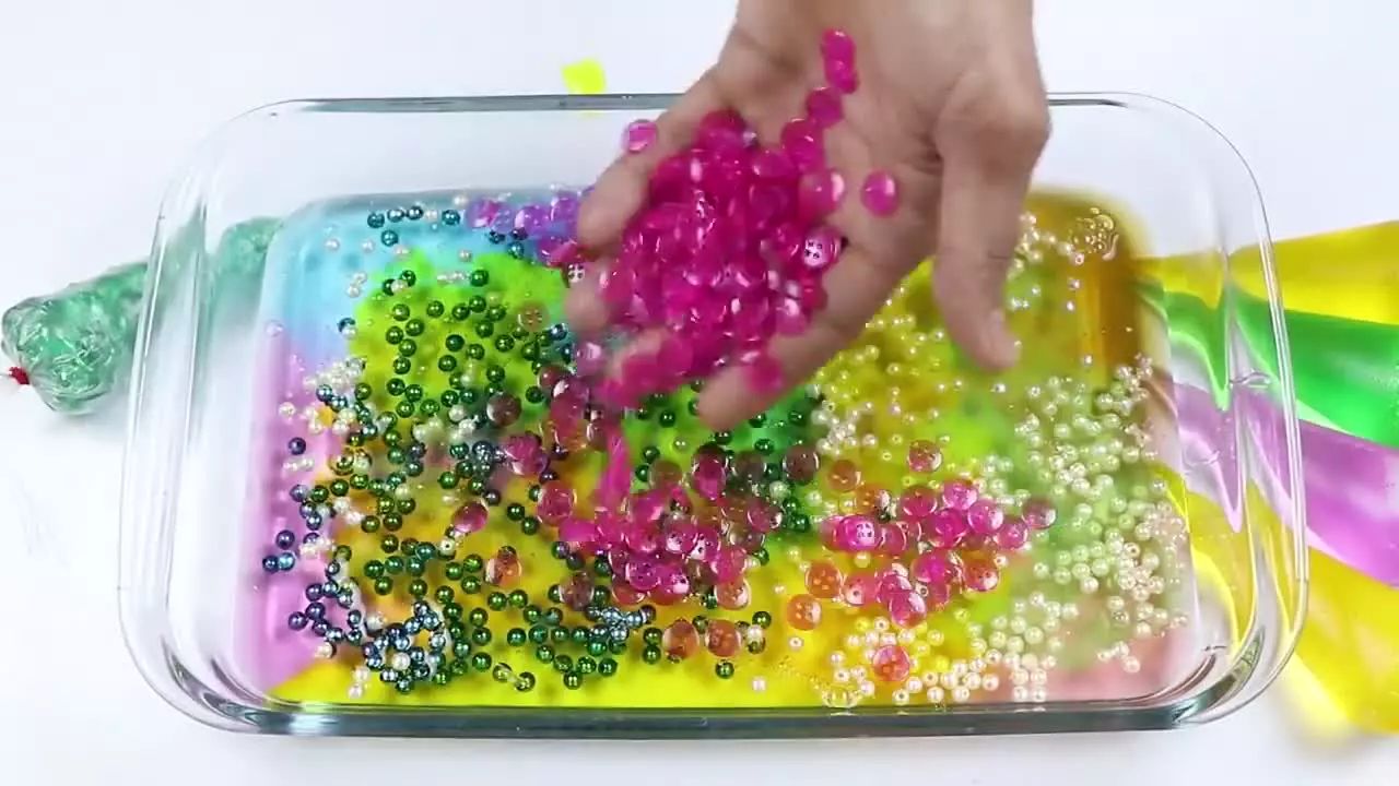 دیدنی ترین ترکیب اسلایم های جذاب با وسیله های بامزه : بازی و سرگرمی با اسلایم