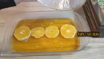 کیک یخچالی یلدایی / بدون فر / دسر پرتقالی و انار یلدایی