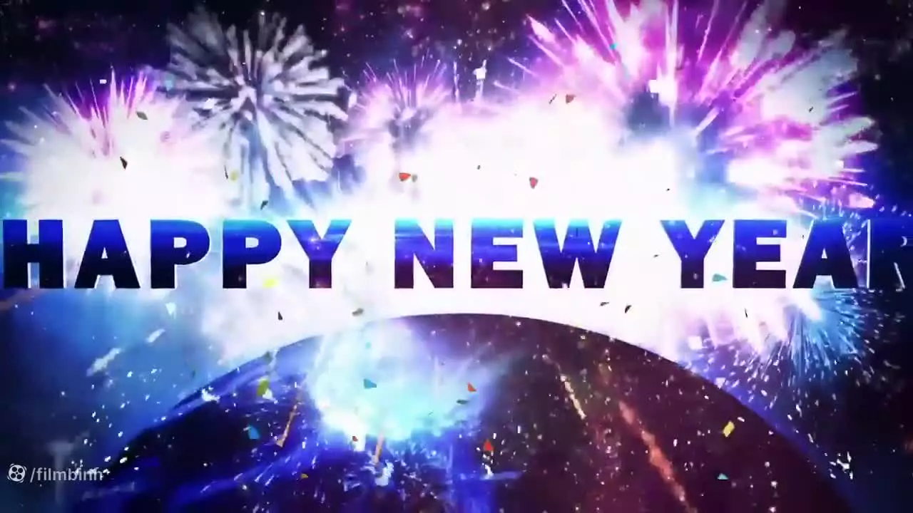 سال نو میلادی مبارک! کلیپ تبریک و بهترین آرزوها
