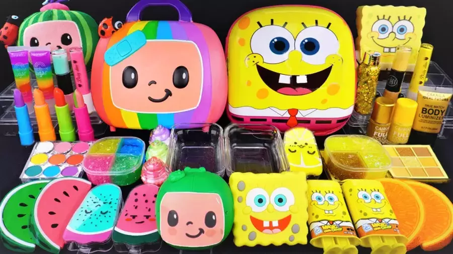 ترکیب کردن اسلایم جدید ، آموزش ساخت اسلایم ، اسلایم بازی , اسلایم رنگی