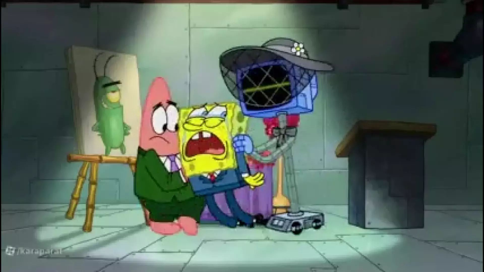 انیمیشن بسیار خنده دار باب اسفنجی! روح پلانگتون!! از دستش نده!!!