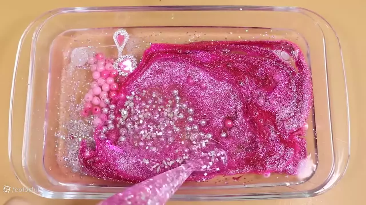 ترکیب کردن اسلایم کیتی، آموزش ساخت اسلایم، اسلایم بازی، اسلایم بسته ای