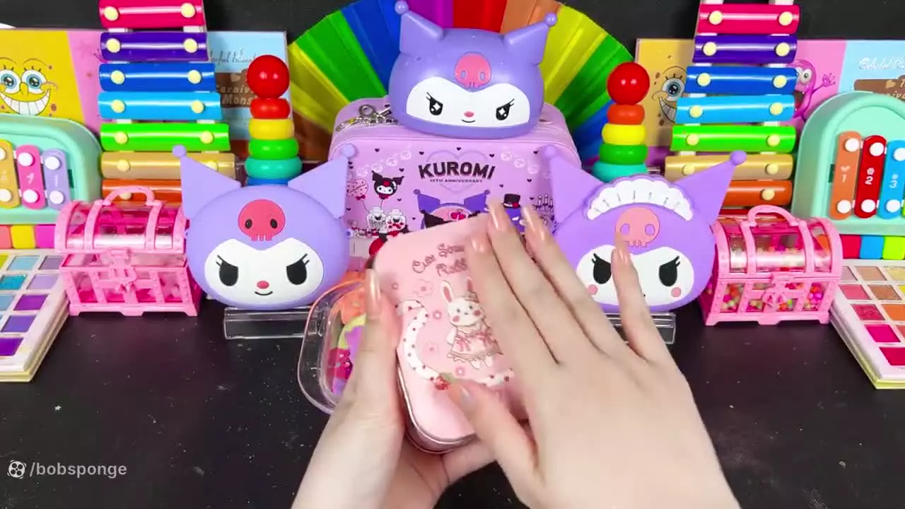 اسلایم کرومی رنگارنگ ؛ آموزش اسلایم بازی؛ اسلایم بازی کودکانه ؛ اسلایم جدید