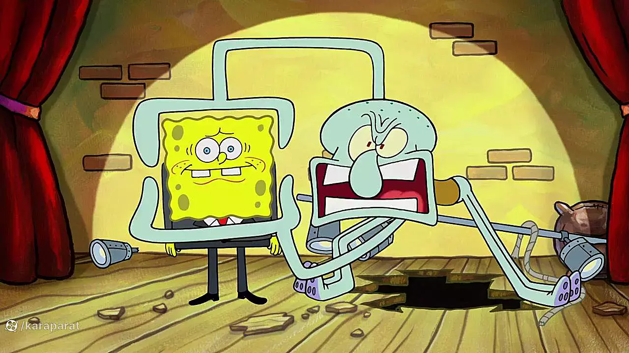 انیمیشن باب اسفنجی - خنده دار - بامزه :قسمت 4