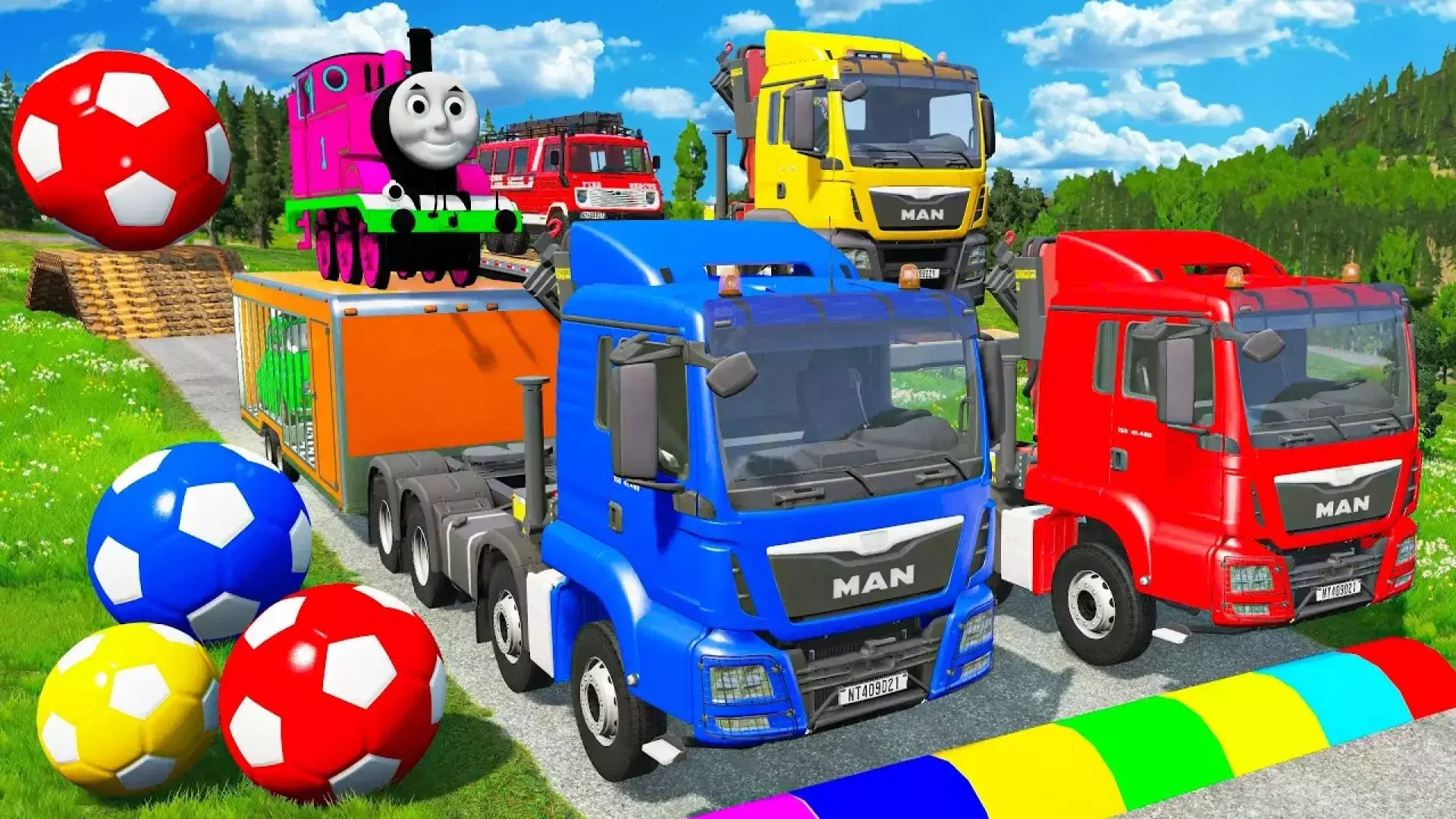 ماشین های رنگی :: برنامه کودک ماشین بازی :: ماشین های رنگی 2024