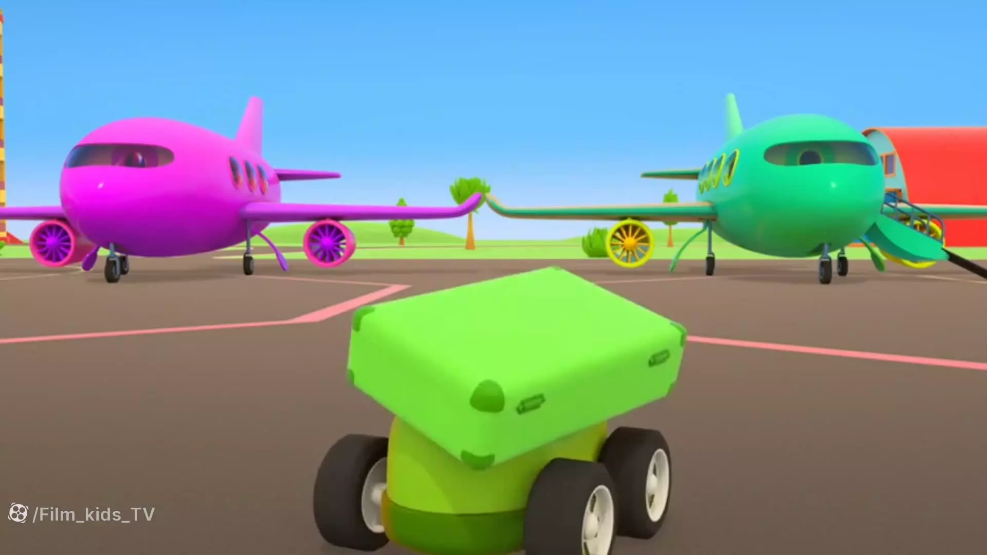 ماشین بازی رنگی / بازی سرگرمی کودکانه / کلیپ ماشین بازی رنگی