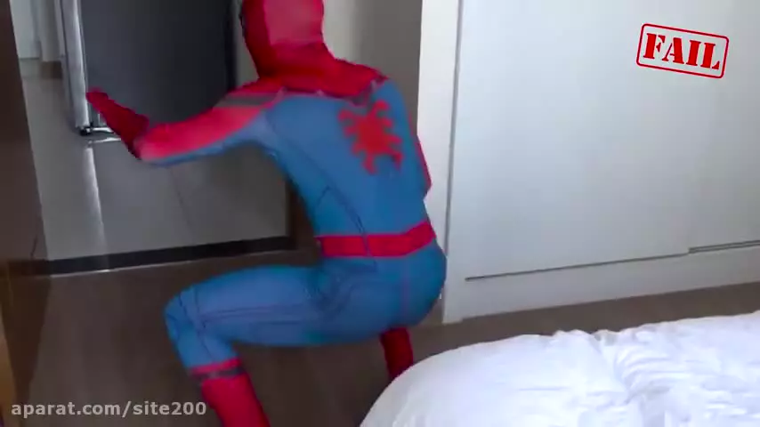 مرد عنکبوتی در چالش رنگ‌ها؛ ویدیو جدید کودک