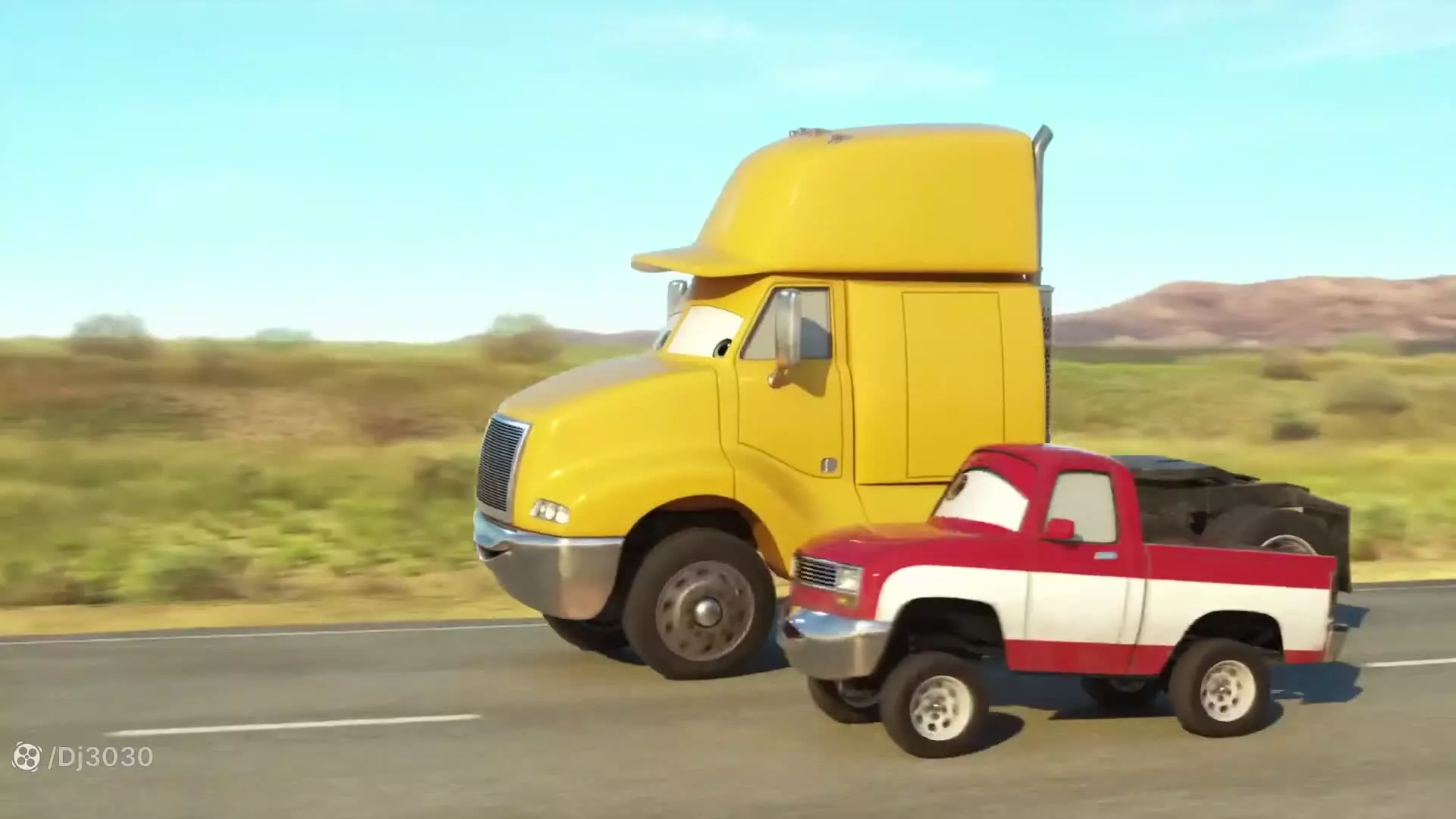 ماشین بازی مک کویین - کلیپ ماشین بازی رنگی - مسابقه ماشین بازی