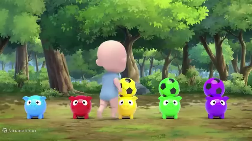 کامیون رنگی - ماشین بازی - توپ رنگی - بازی کودکانه - شعر شاد کودکانه 2024