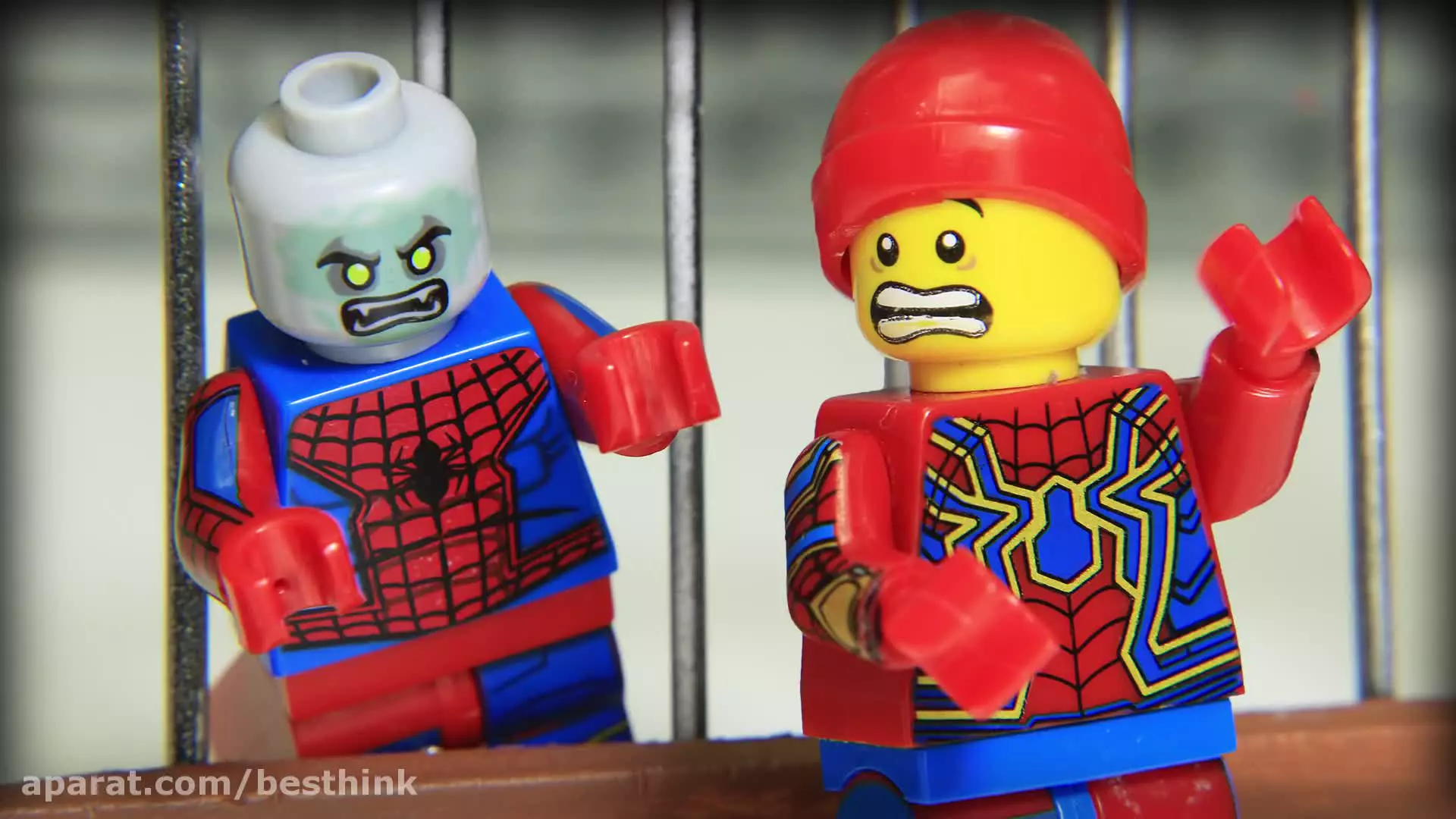 برنامه کودک لگو شهر زامبی ها | فرار از مرد عنکبوتی زامبی در زندان