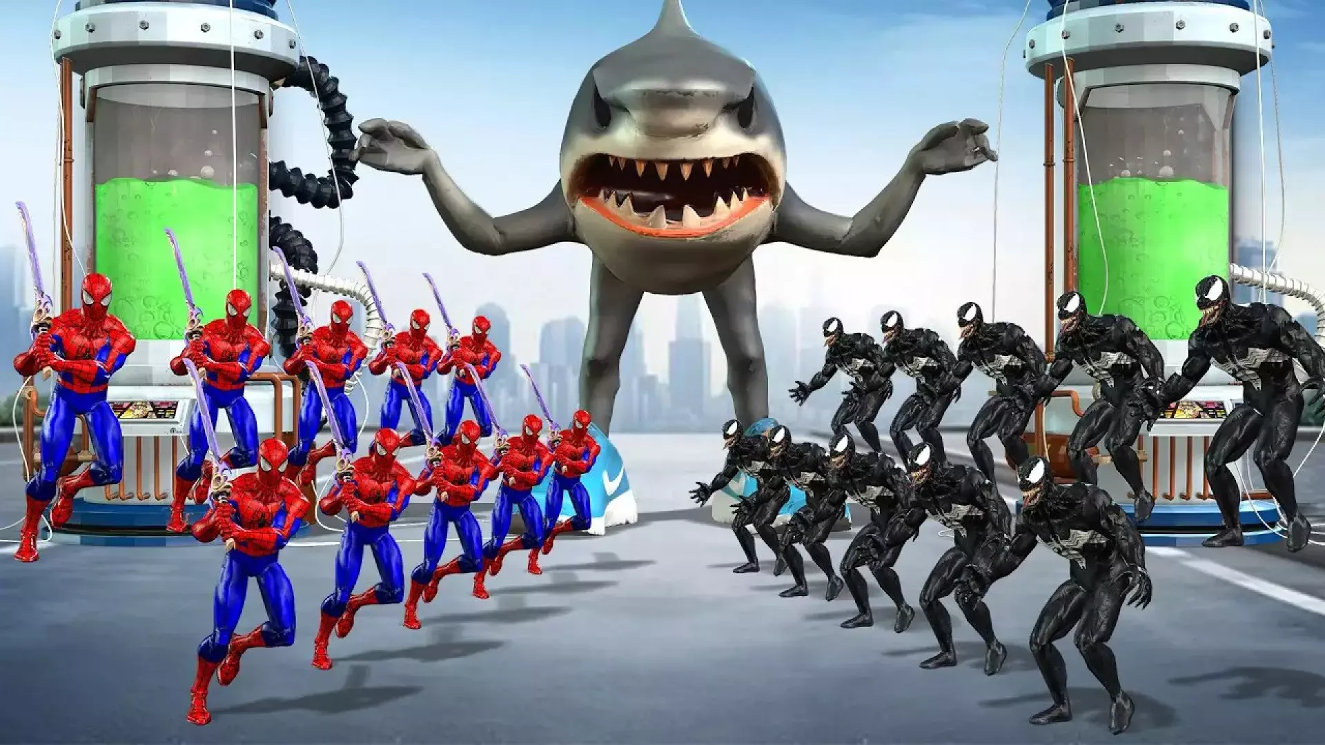 برنامه کودک مرد عنکبوتی | نبرد تیم مرد عنکبوتی در مقابل ونوم