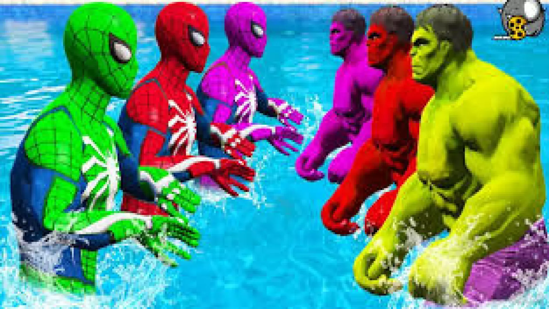 برنامه کودک نبرد مردعنکبوتی | اسپایدرمن شرور و دشمنان خشمگین جوکر