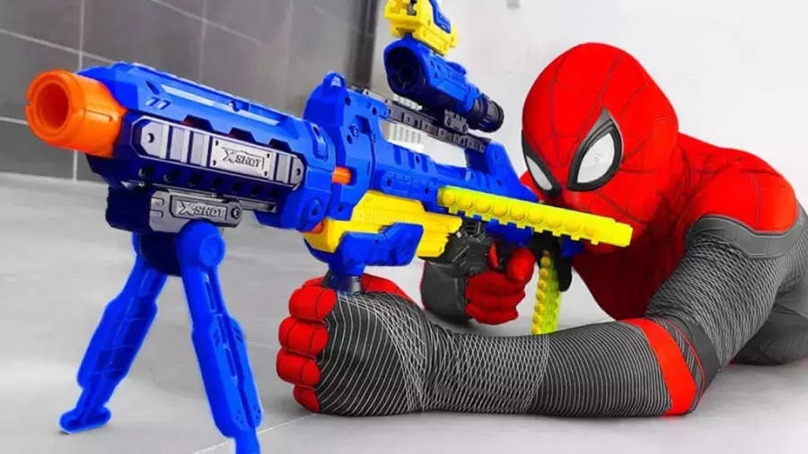 برنامه کودک نبرد مرد عنکبوتی | اسپایدرمن و تک تیرانداز خاص