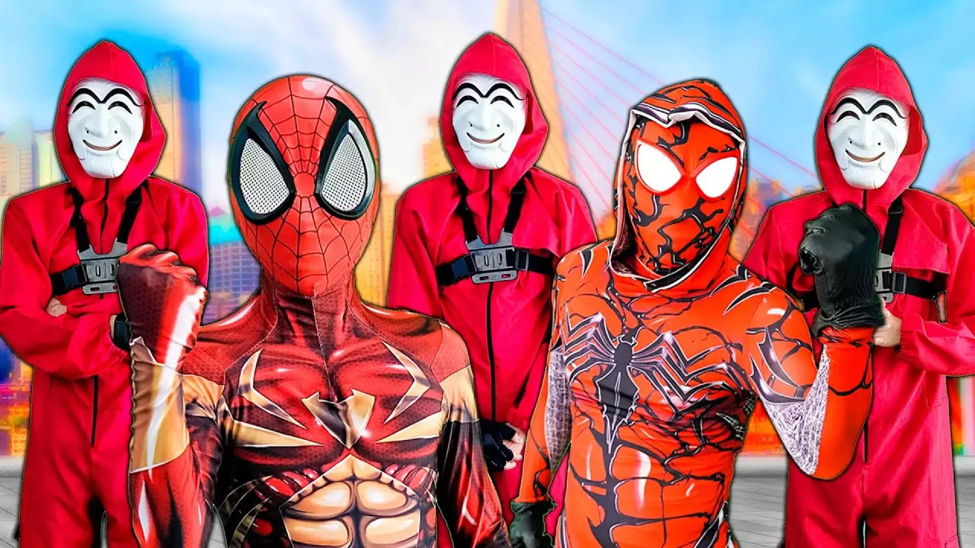 برنامه کودک نبرد مرد عنکبوتی | اسپایدرمن و قهرمانان قرمز پوش