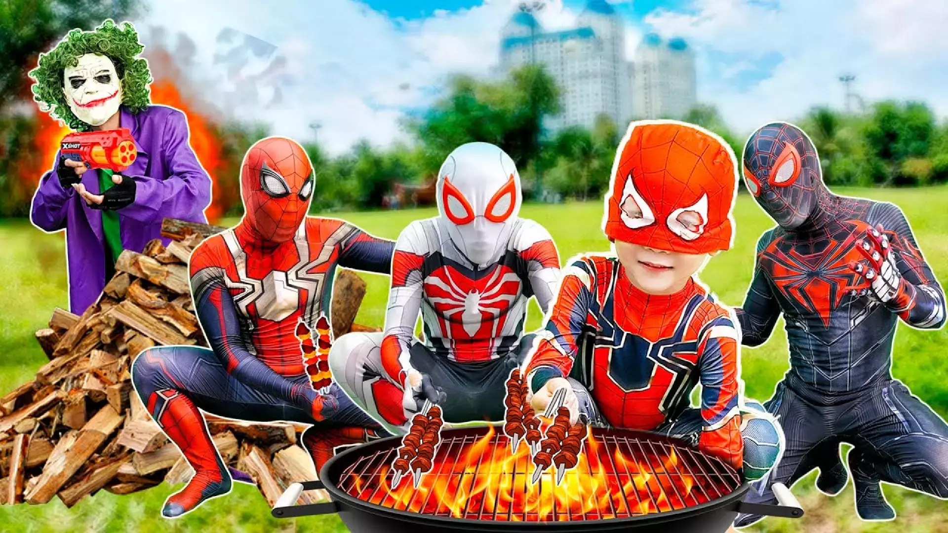 برنامه کودک مرد عنکبوتی و مهمانی غافلگیرکننده در پارک