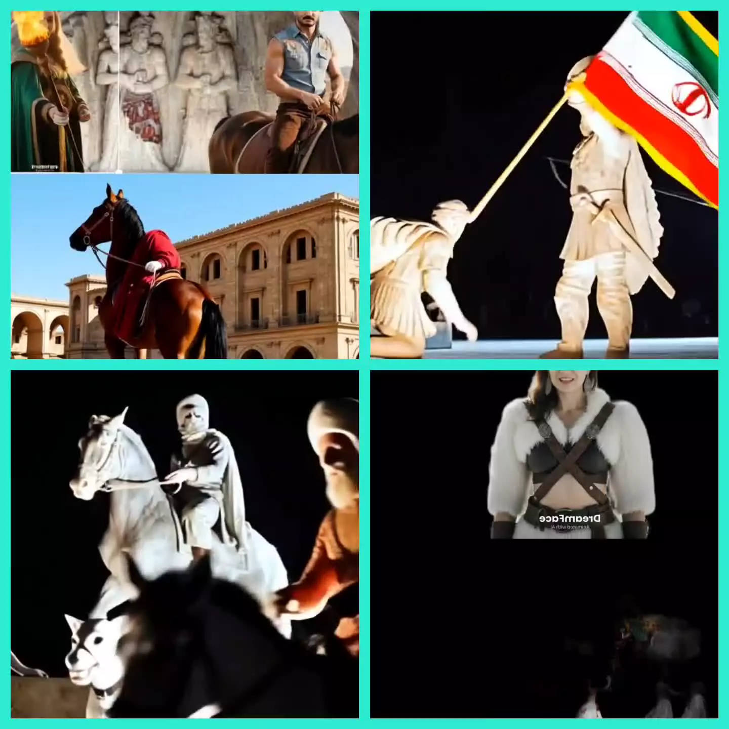 مجسمه شاپور به حرکت درآمد