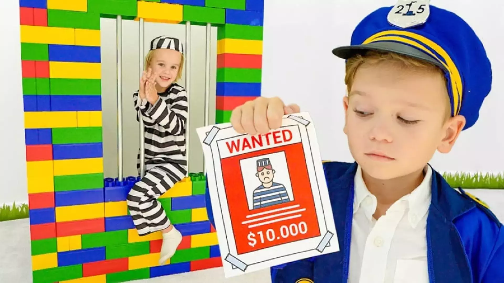 ولاد و نیکی-چالش پلیس بازی-برنامه کودک ولادو نیکی جدید-سرگرمی کودک کارتون ولاد