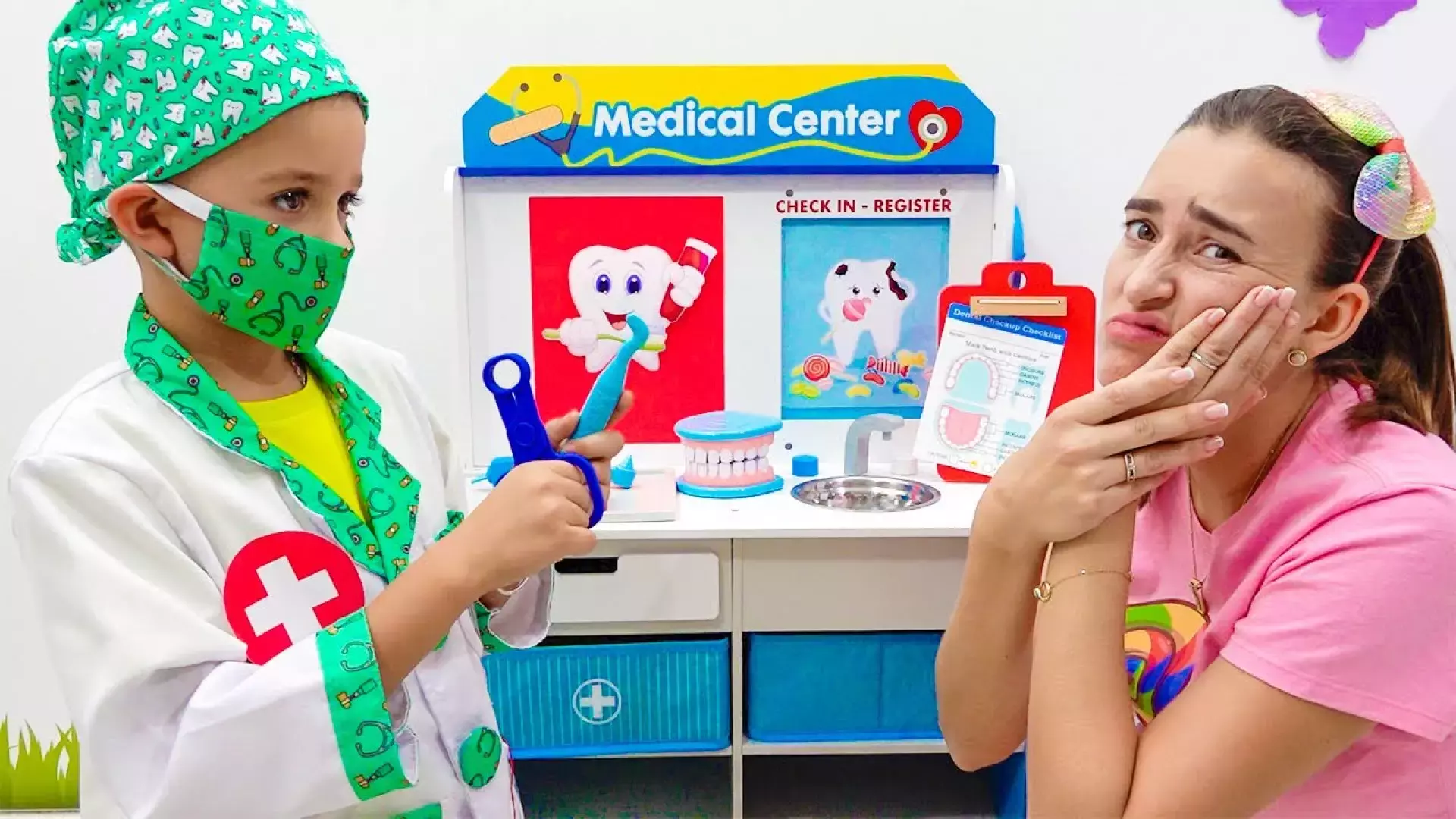 برنامه کودک - ولاد و نیکیتا - چالش دندانپزشکی ولاد - ولادی و نیکی - کارتون کودک