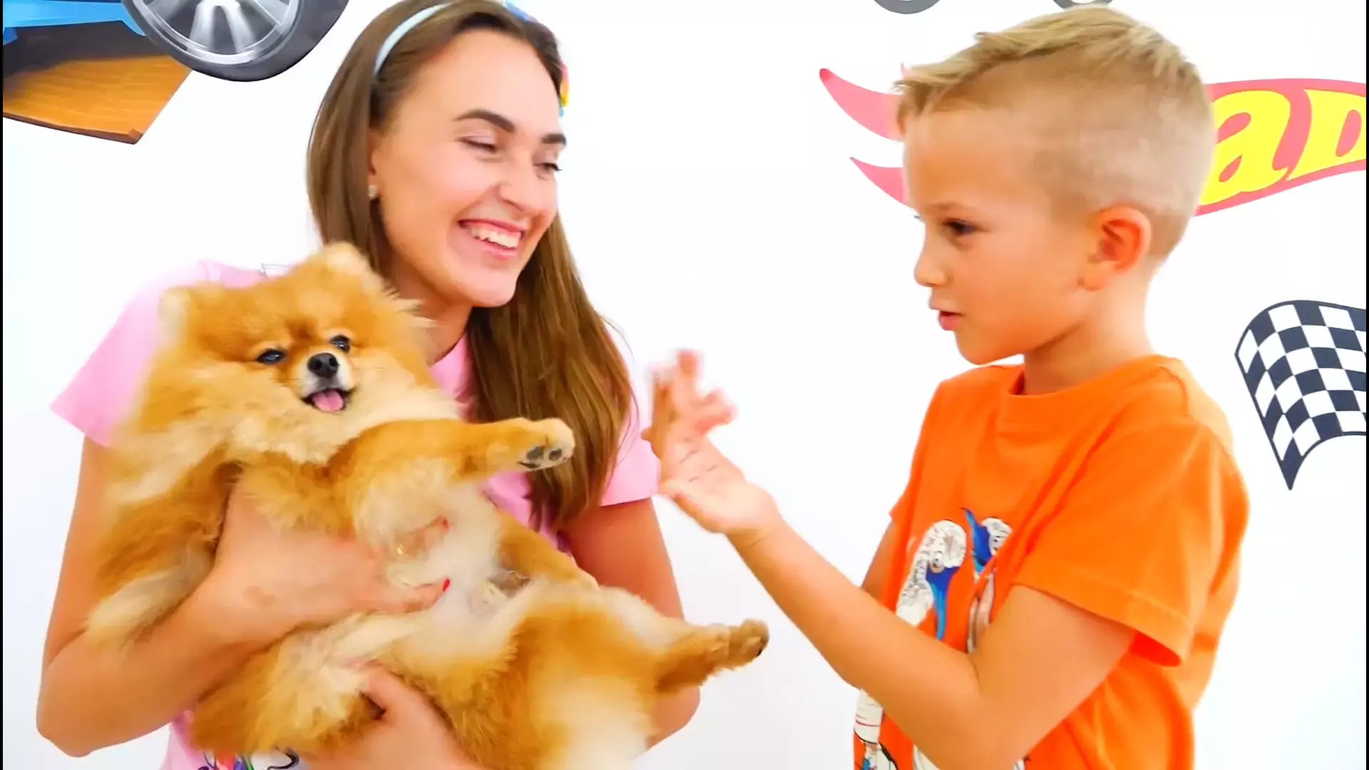 ولاد و نیکی - بازی با سگ خانگی ؛ تفریحی سرگرمی ؛ ولاد و نیکی ؛ کودک کارتون