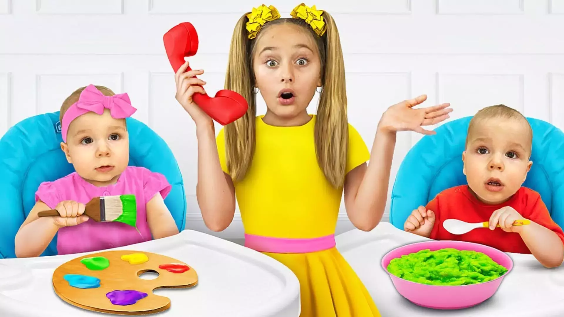 برنامه کودک ساشا | ساشا و آنیتا بازی | نگهداری از کودکان