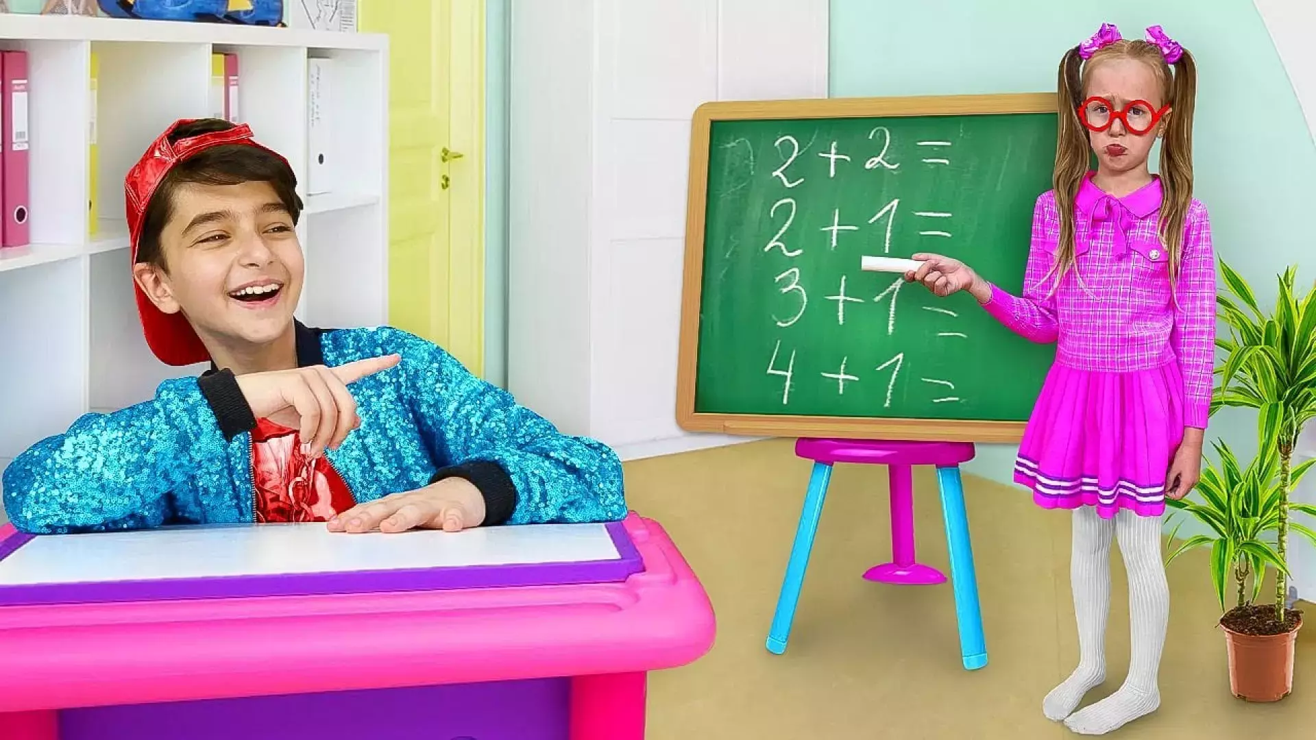 برنامه کودک ساشا و آنیتا جدید | ساشا و آنیتا بازی | ساشا و معلم ناقلا