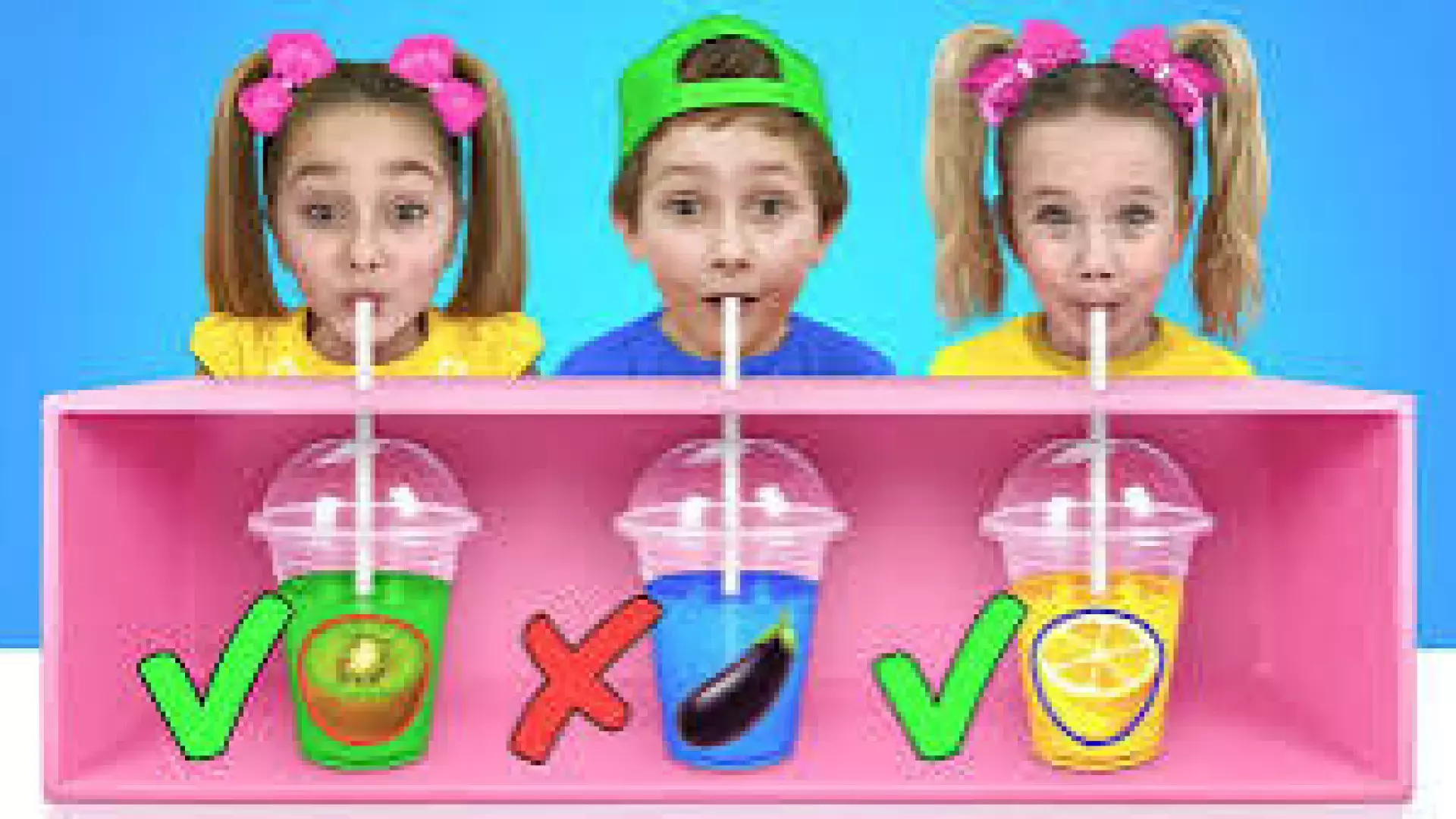 برنامه کودک جدید ساشا و آنیتا | چالش حدس نوشیدنی خنده‌دار