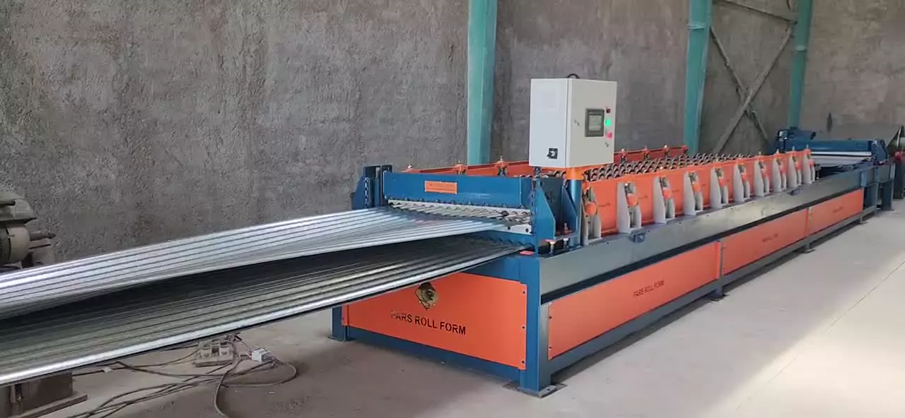 دستگاه تولید ورق حلب شیروانی ایرانیت