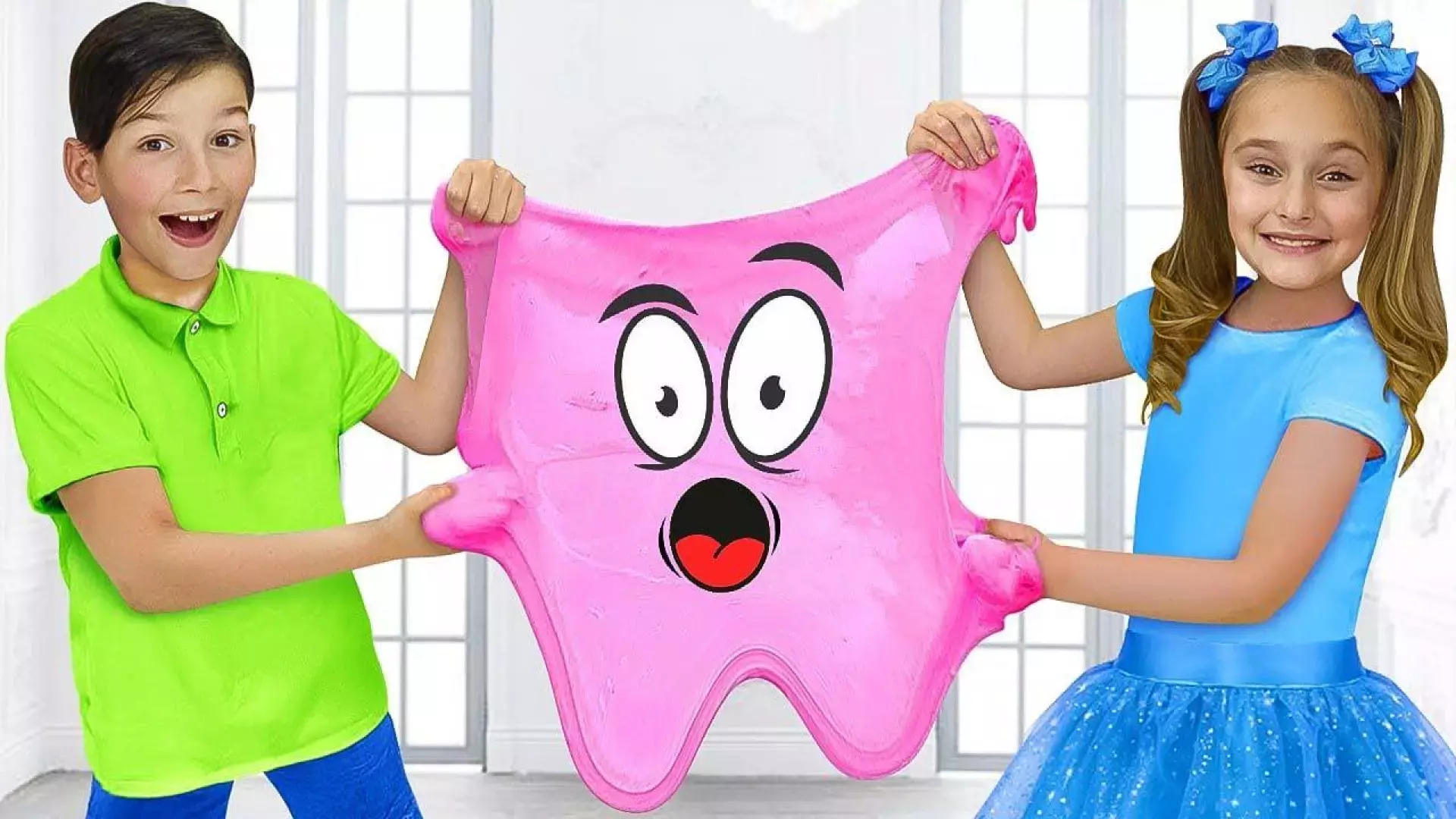 برنامه کودک ساشا و آنیتا جدید |  ساشا و آنیتا بازی | اسلایم بازی