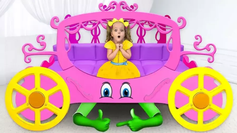 برنامه کودک ساشا و آنیتا جدید |  ساشا و آنیتا بازی | کالسکه جادویی