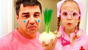 کارتون ناستیاشو: ناستیا و بابایی رنگ بازی میکنند | کارتون ناستیا و بابایی: ناستیاشو