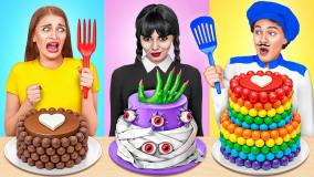 چالش غذایی جدید چالش غذا خوری اسمر: چالش غذاهای خوشمزه و بدمزه | سرگرمی کودکان و بانوان