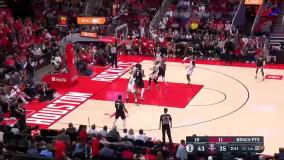 خلاصه بسکتبال هیوستون راکتس - بروکلین نتس