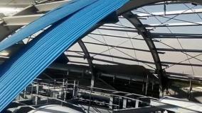 پوشش ساندویچ پانل سقف سوله