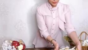 ایده تزئین سفره هفت شیک و جدید / تزیین جدید سفره هفت سین