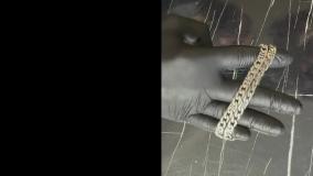 دستبند مردانه نقره سنگین و لاکچری