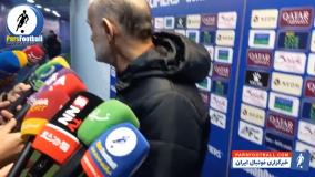 مهدی محمدنبی نایب‌رئیس فدراسیون فوتبال : می‌توانستیم ازبکستان را ببریم