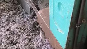 برش کاری با دستگاه اره نواری فولاد بر سایز 350 (طرح جدید)