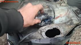 تعمیر موتور تریل تی تو