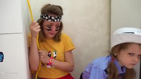 برنامه کودک ایوا و مامانی : دزد و پلیس بازی ایوا و مامان / ایواشو سرگرمی تفریحی کودک