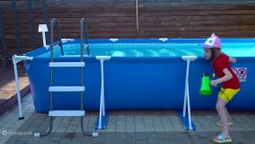 برنامه کودک ایوا و مامانی : شنا و قوانین آب بازی ایوا / ایواشو سرگرمی تفریحی کودک