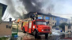 فوری؛ آتش‌سوزی در نزدیکی کارخانه ایران خودرو دیزل در جنوب تهران! ۲۲ اردیبهشت ۱۴۰۴