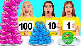 چالش غذایی اسمر جدید : چالش غذایی خنده دار خوردن وافل و سس شکلات