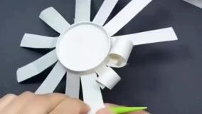 کاردستی قارچ با لیوان کاغذی