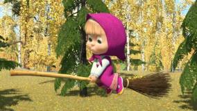 کارتون ماشا و میشا جاروی پرنده / انیمیشن ماشا و میشا دوبله فارسی