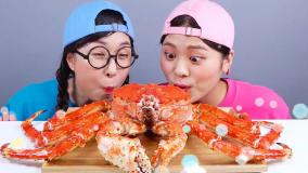 چالش غذایی جدید : چالش غذایی خنده دار / چالش خوردن خرچنگ بزرگ جدید