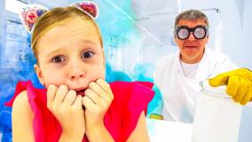 ناستیا و استیسی :: آزمایشهای علمی :: ناستیا و بابایی :: برنامه کودک ناستیا و استیسی