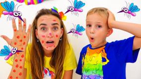 ولاد نیکی جدید :: ولاد و نیکیتا :: هجوم پشه ها :: ولادشو :: ولاد و نیکیتا و مامانشون