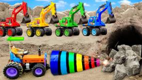 کارتون ماشین بازی :: ماشین اسباب بازی ها :: ماشین پلیس :: بیل مکانیکی :: کامیون